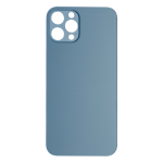 Back Glass Compatible for iPhone 12 Pro (Large Camera Hole) (Premium) - Blue